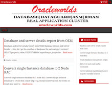 Tablet Screenshot of oracleworlds.com
